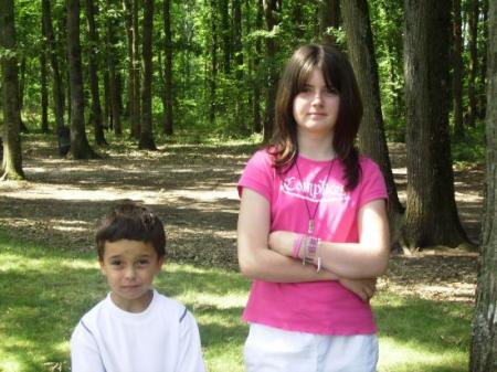 moi a droite et mon cousin a gauche